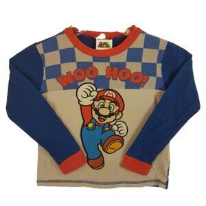 Vintage 2018 NINTENDO Tee Shirt Kids Small (US 6) Mario Unisex Boy Girl Child